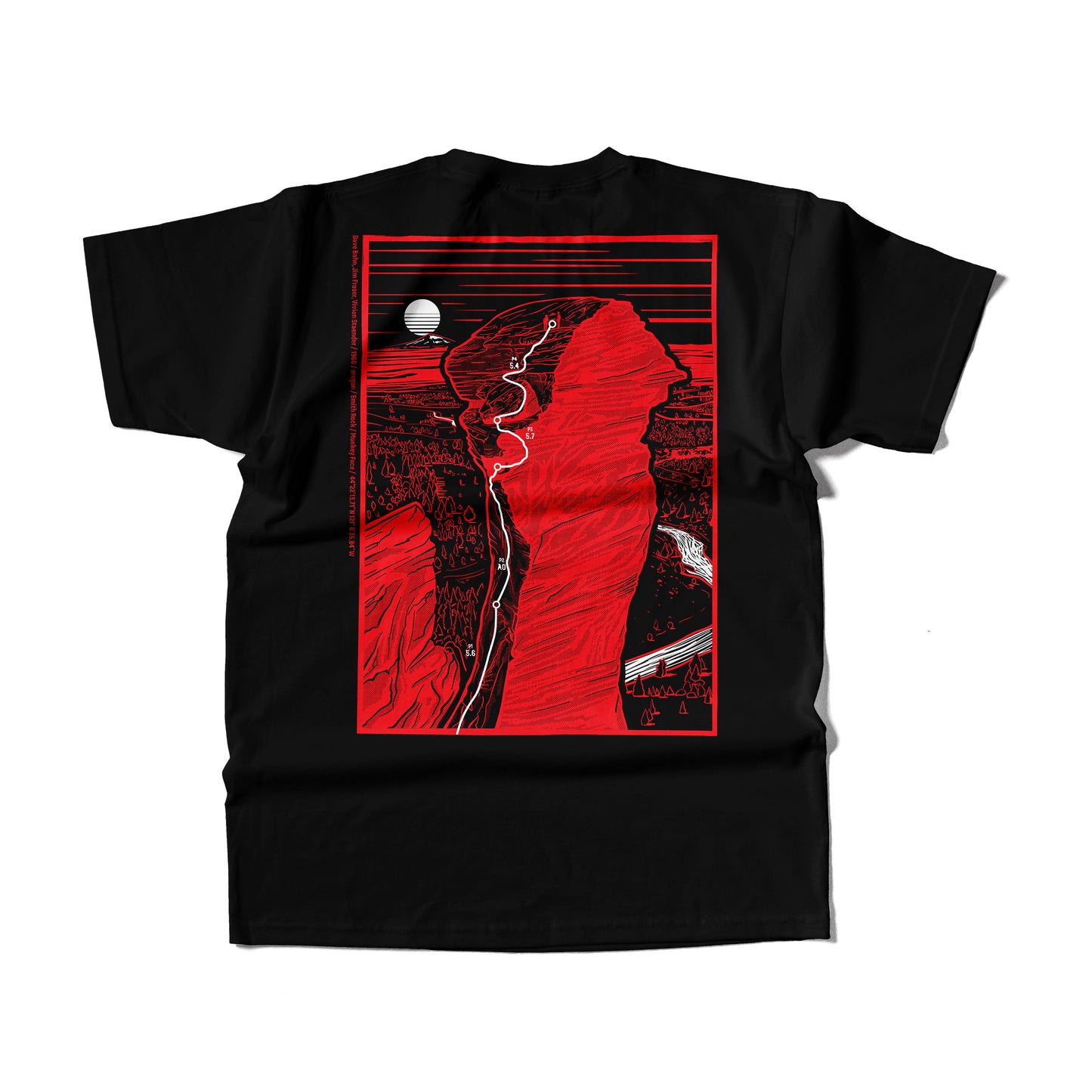 Monkey Face Black Tee