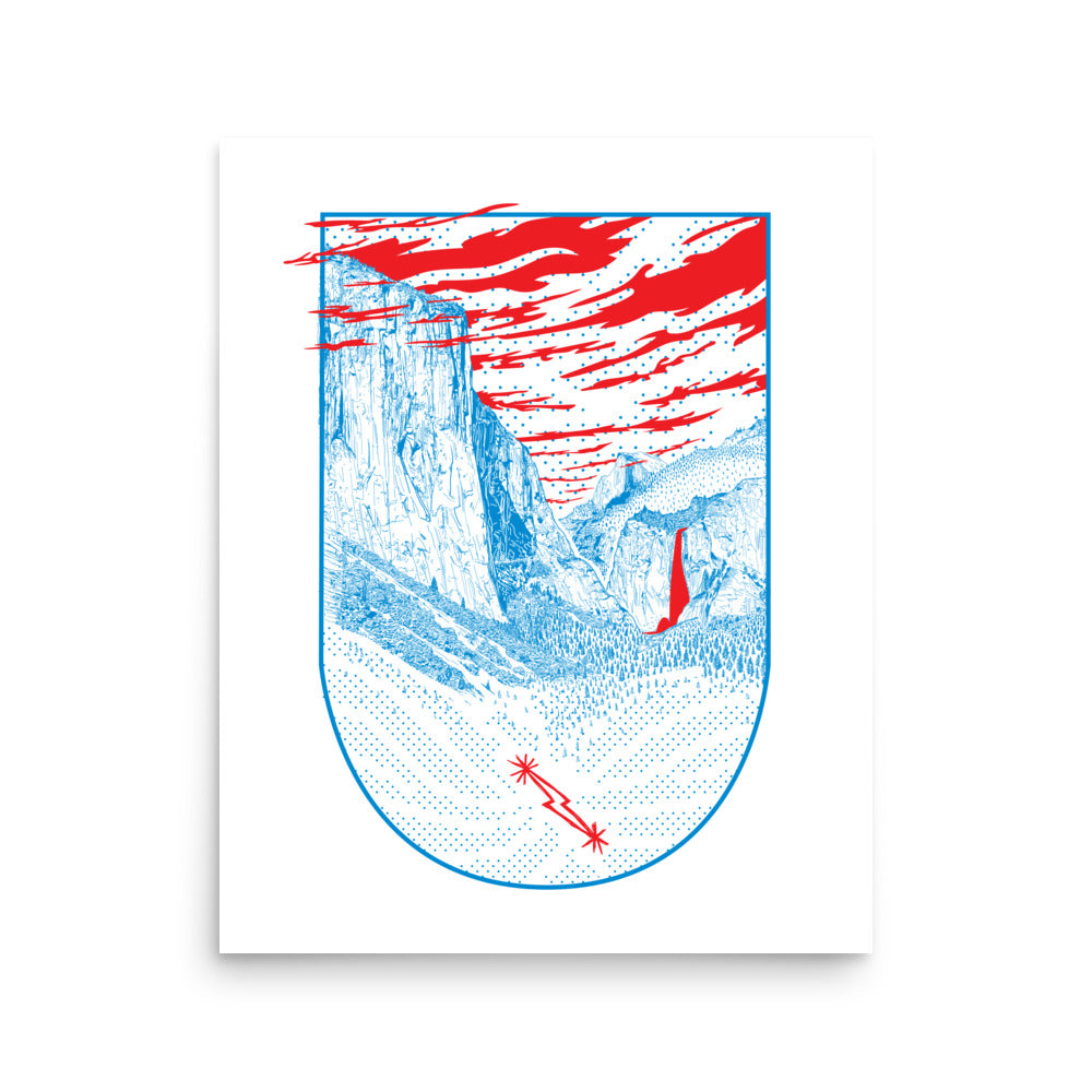 Yosemite USA poster