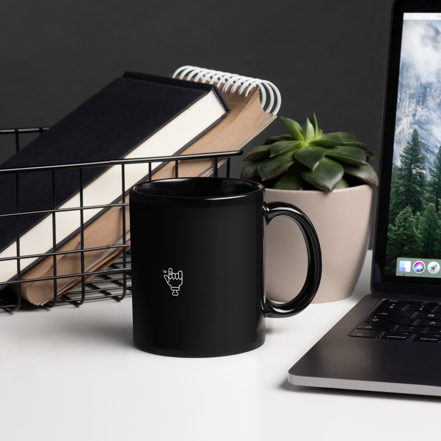 LLT Black Mug